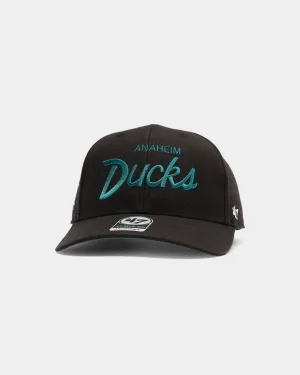 47 Brand Anaheim Ducks Script MVP DP Snapback Black