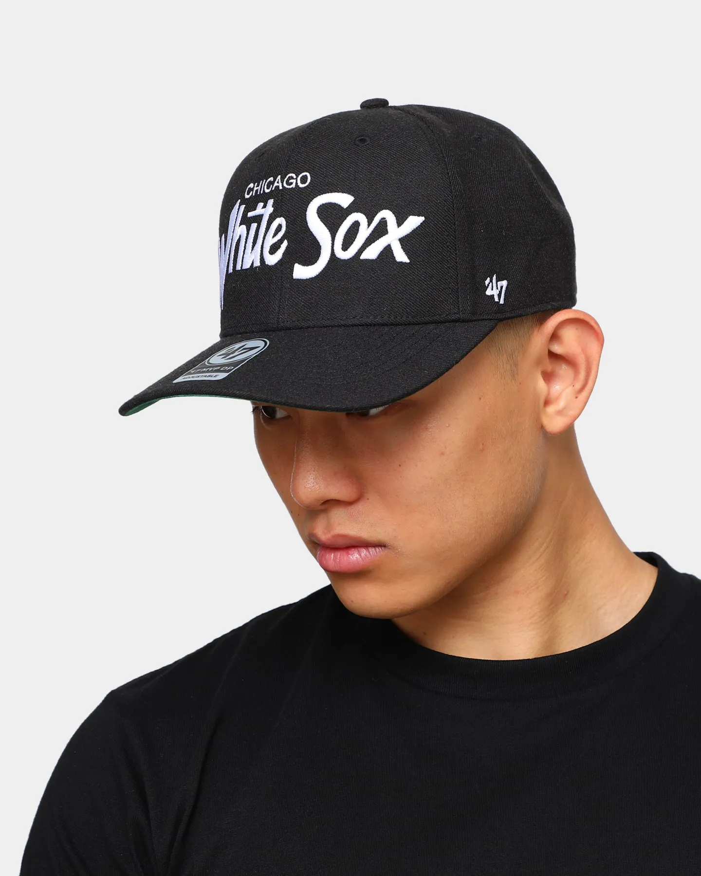 47 Brand Chicago White Sox Script MVP DP Snapback Black