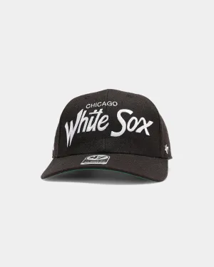 47 Brand Chicago White Sox Script MVP DP Snapback Black