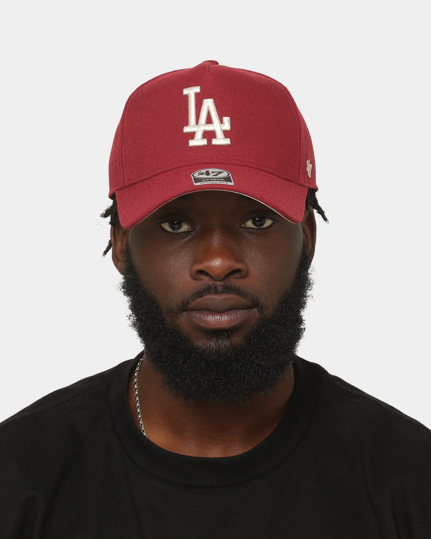 47 Brand Los Angeles Dodgers Replica MVP DT Snapback Cardinal