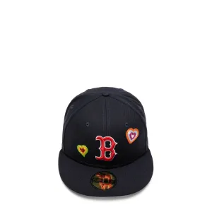 59FIFTY BOSTON RED SOX CHAIN STITCH HEART FITTED CAP