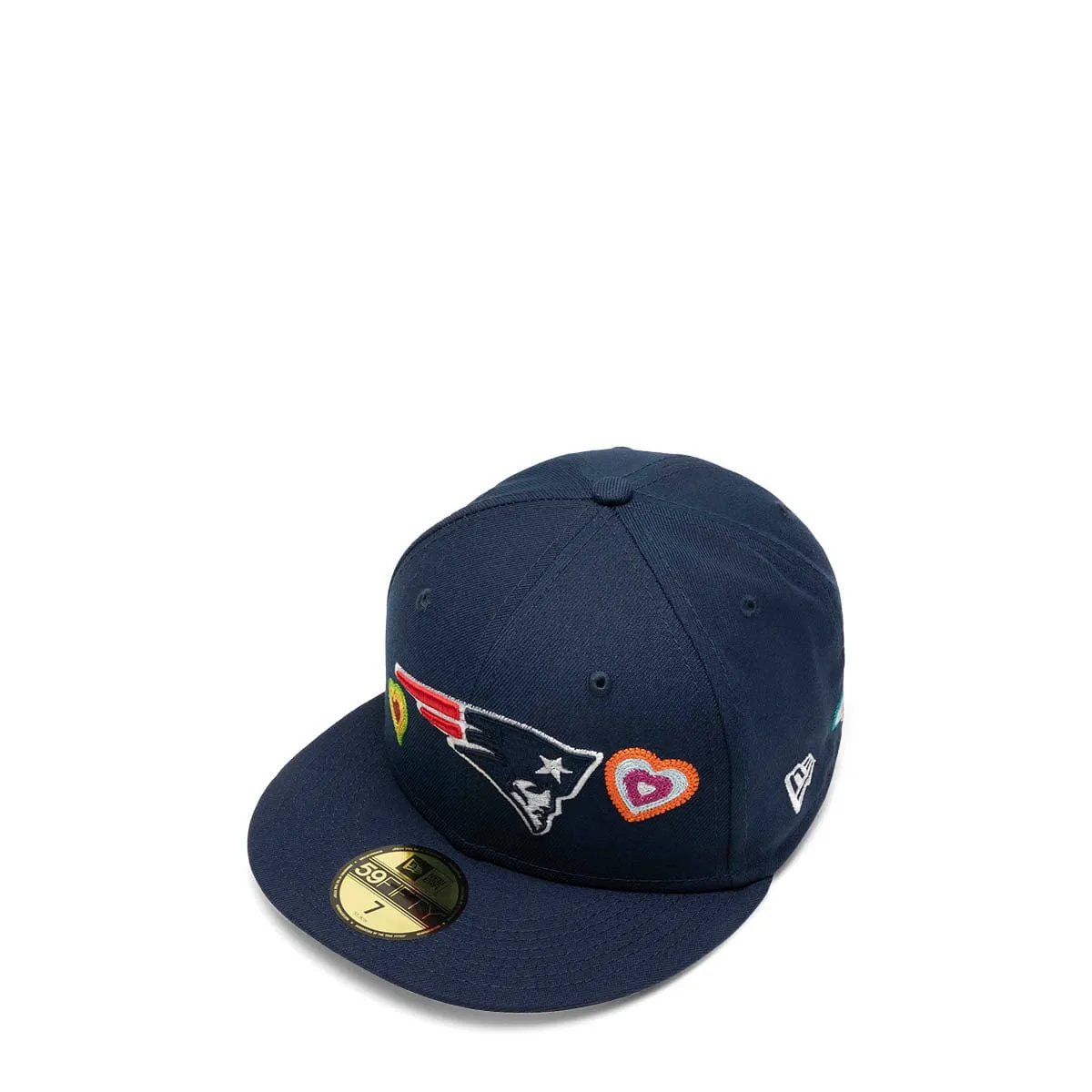 59FIFTY NEW ENGLAND PATRIOTS CHAIN STITCH HEART FITTED CAP