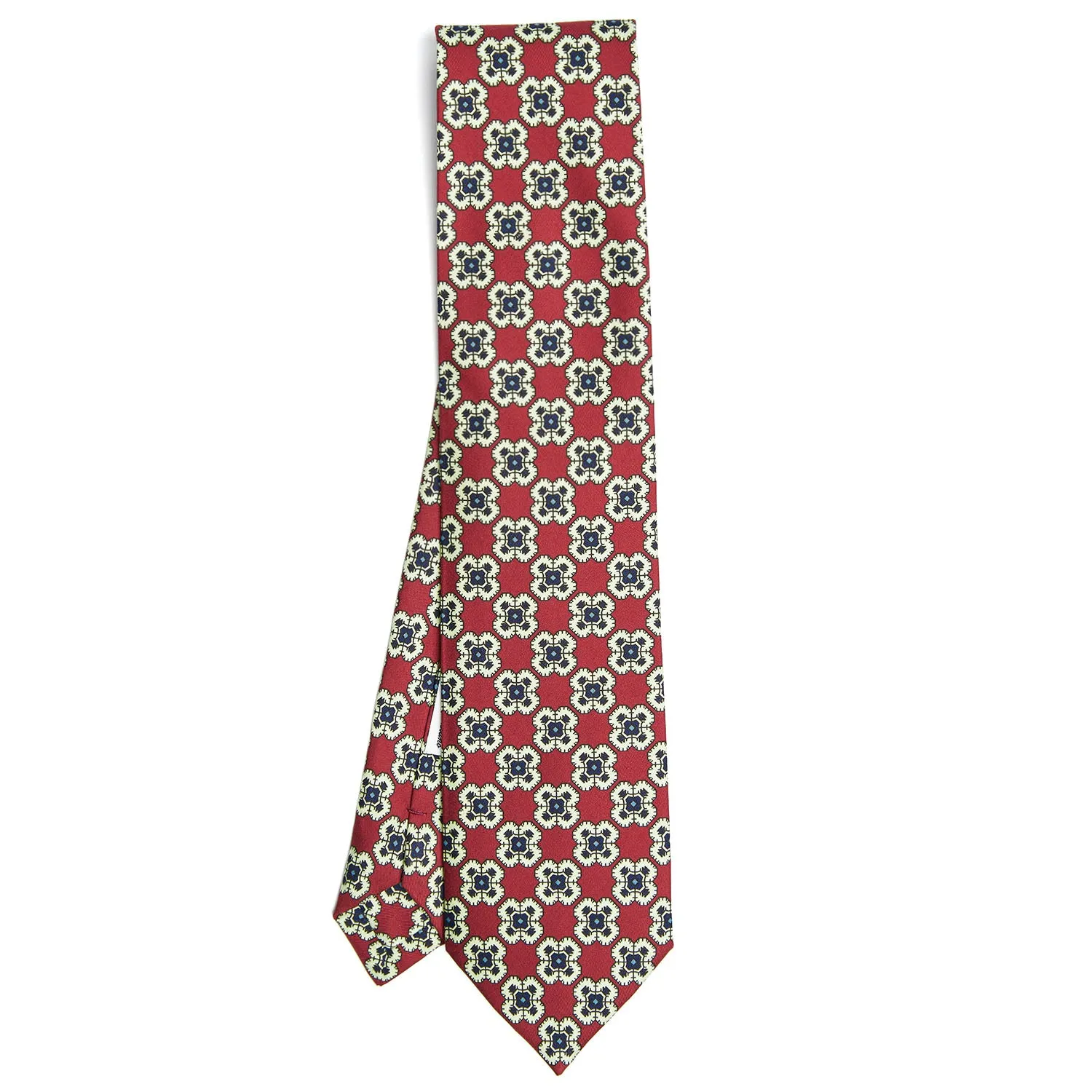 BURGUNDY SILK TIE