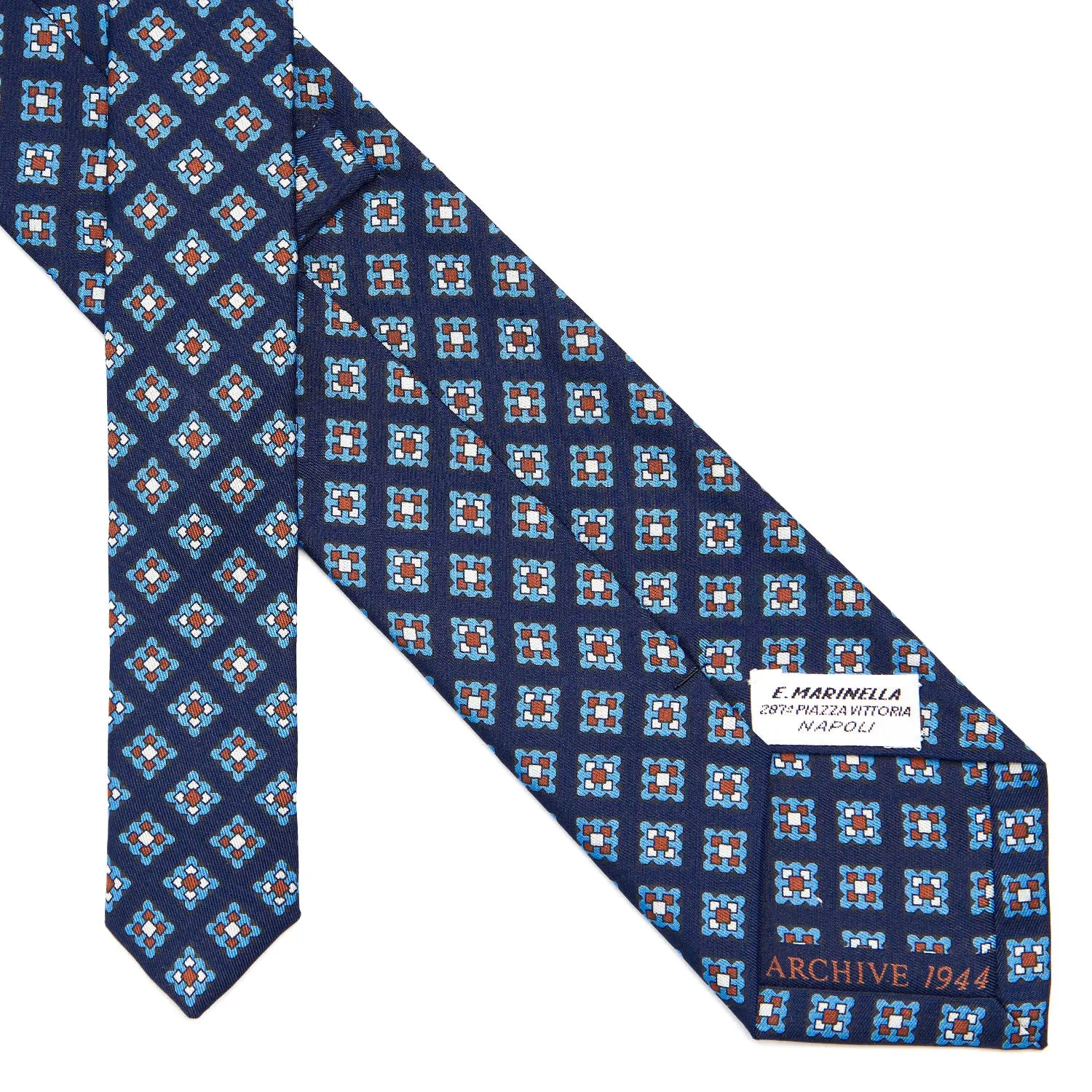 DARK BLUE SILK TIE