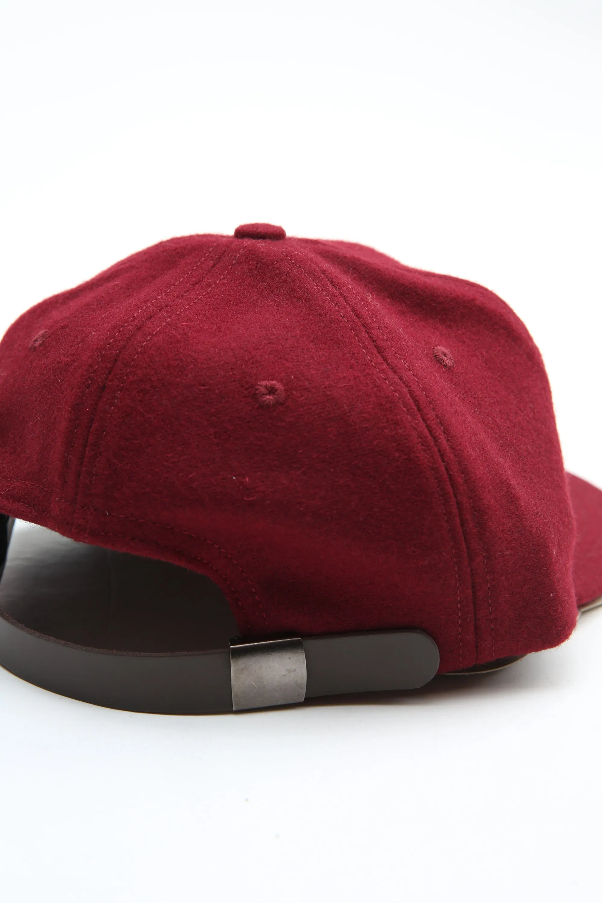 Ebbets x Totem Brand Co. Cap - Burgundy Wool - EXCLUSIVE