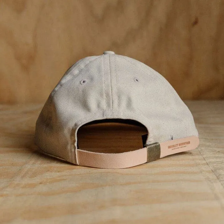 Embroidered Baseball Cap | Natural | Bradley Mountain