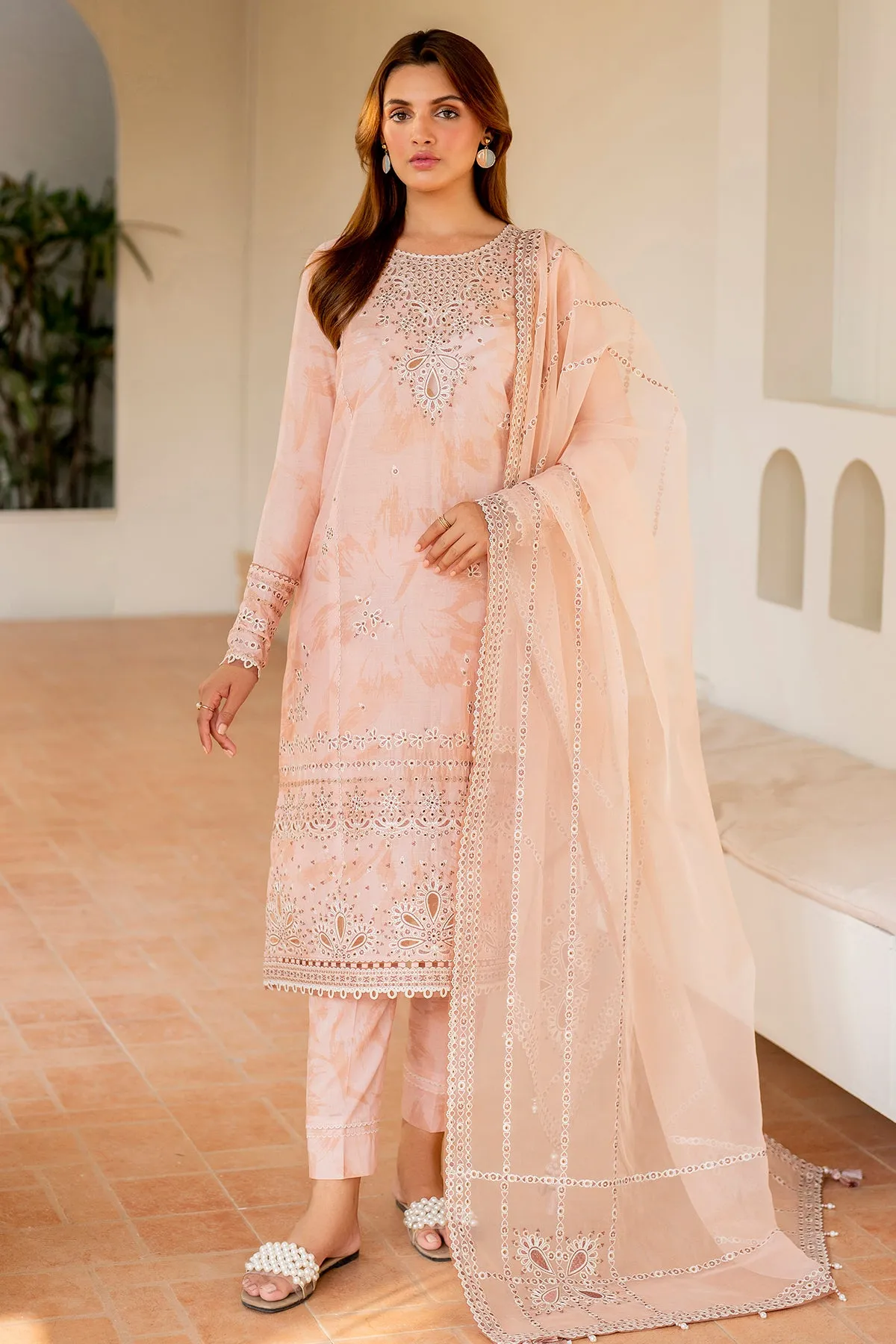 EMBROIDERED LAWN USE-9060