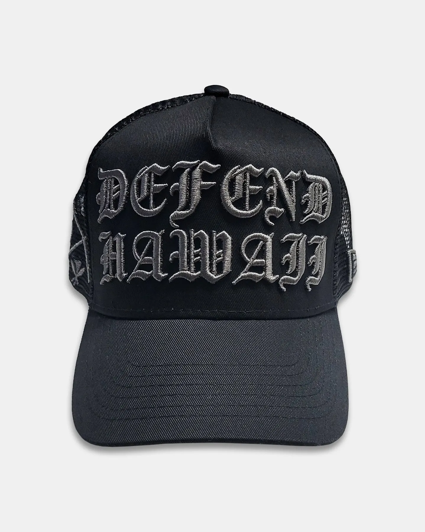 HAWAI'I KINE TINGS Black/Gray Trucker