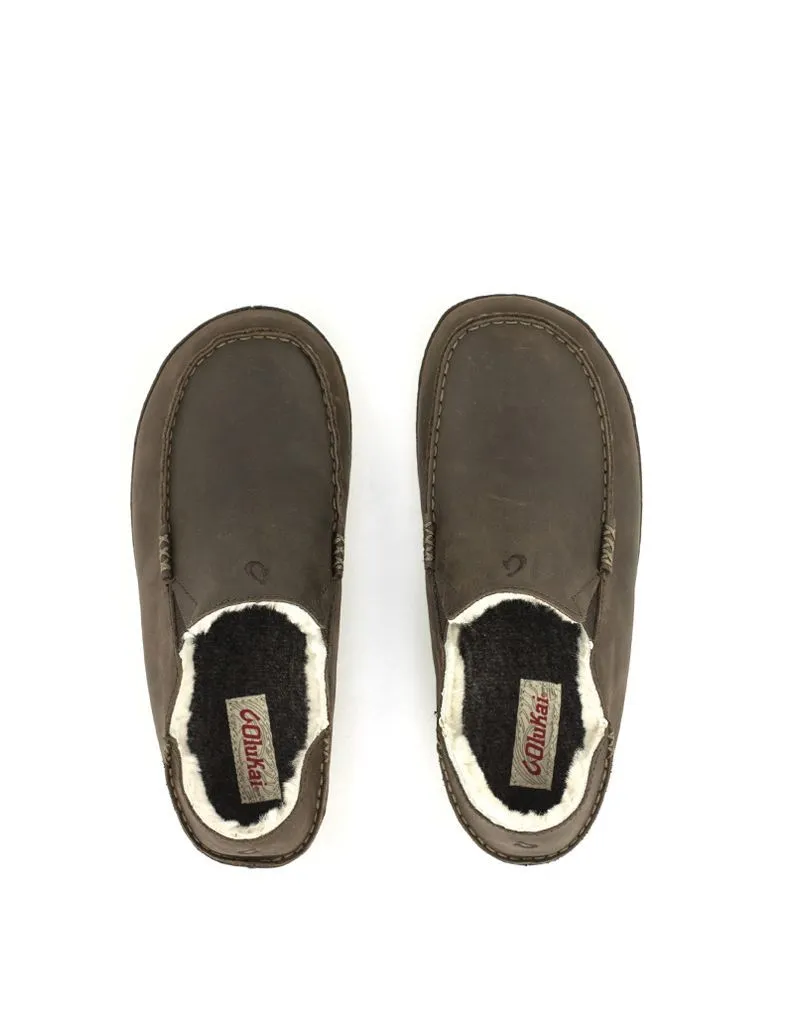 Men's Olukai — Moloa Slipper - Dark Wood