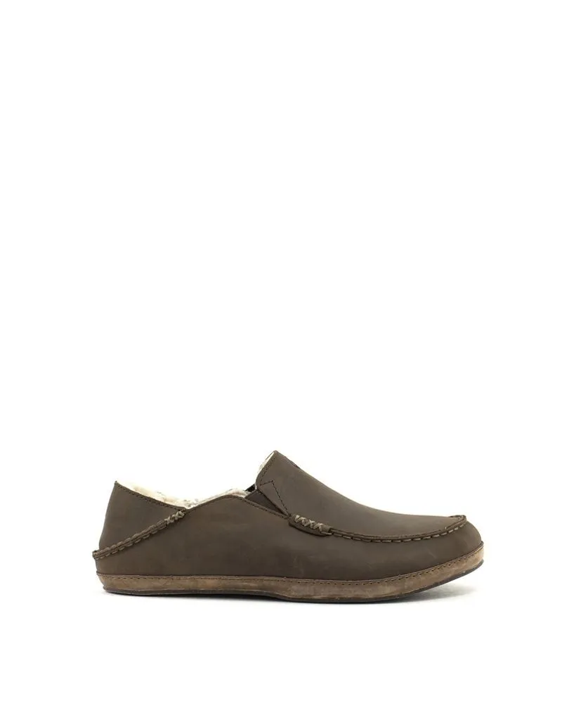 Men's Olukai — Moloa Slipper - Dark Wood