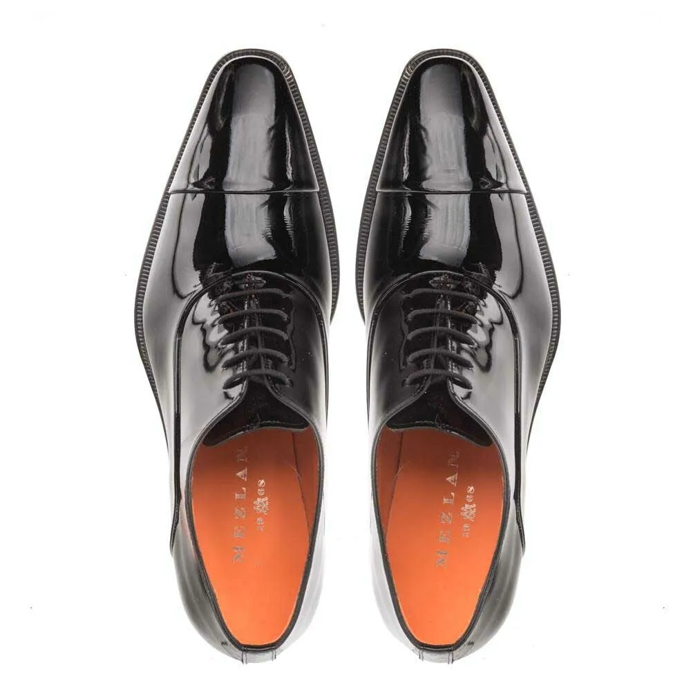 Mezlan Black Patent Leather Formal Oxford