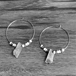 MT Beaded Hoop Earrings