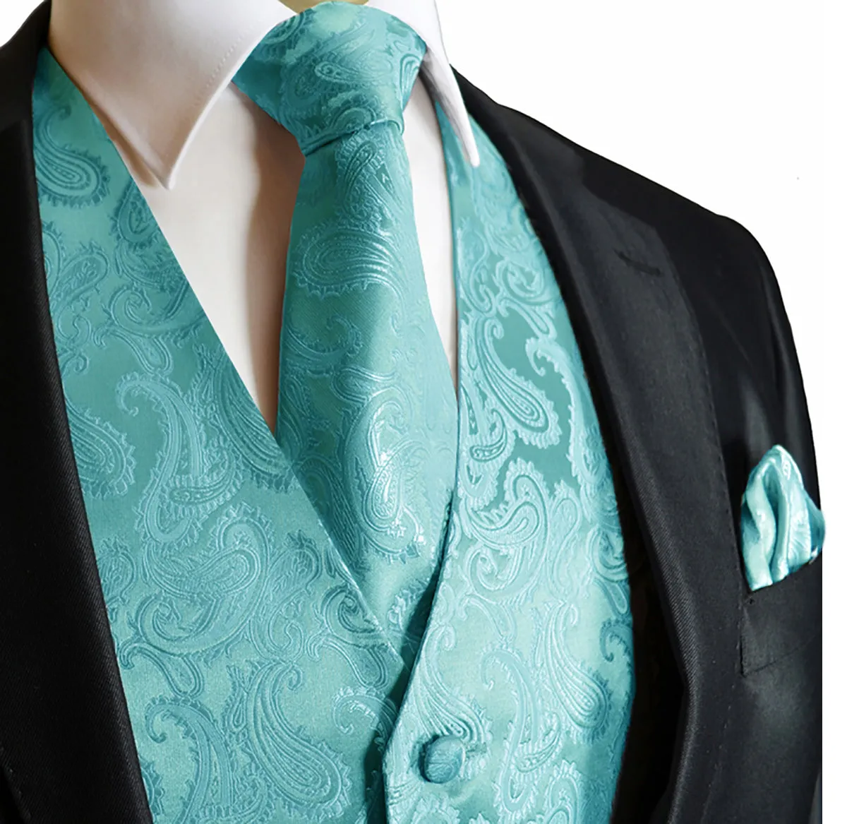 Paisley 2-Piece Vest and Tie Set