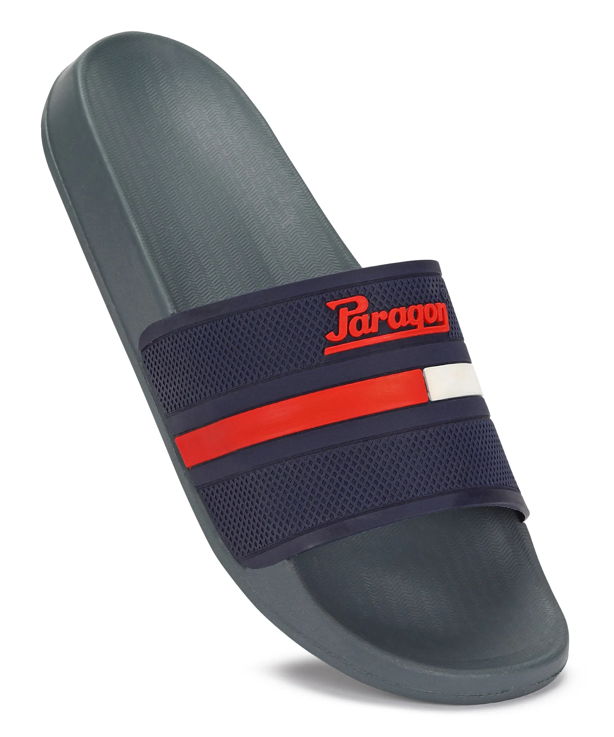 Paragon EVK10917G Men Casual Sliders | Stylish Trendy Lightweight Slides | Casual & Comfortable Slippers | Everyday Use