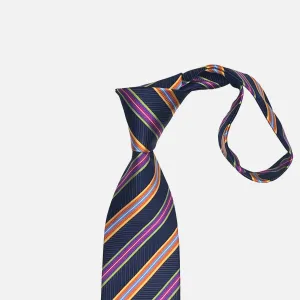 Premium Silk Tie with Diagonal Stripe