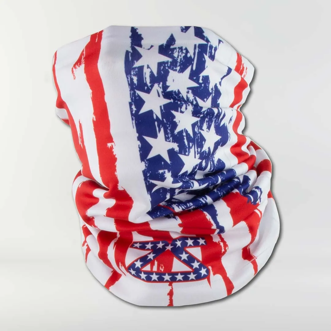 Rugged USA Flag Multi-Use Neck Gaiter & Headwear