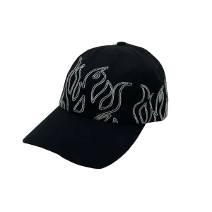 UP IN FLAMES DAD HAT